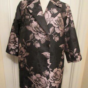 Talbot’s Dressy Black/Grey/Pink Coat/Jacket - 12 Petite - NWT - $229